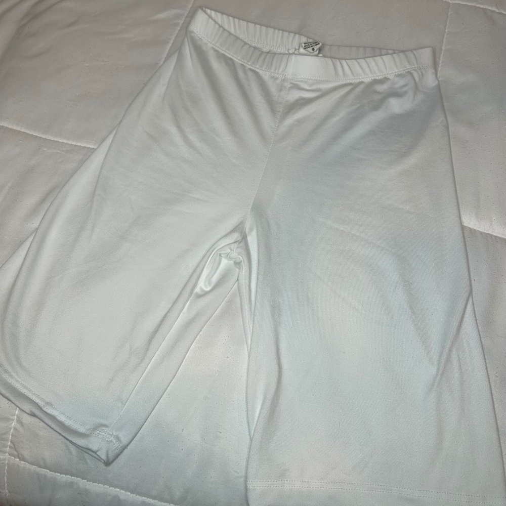 White Biker Shorts